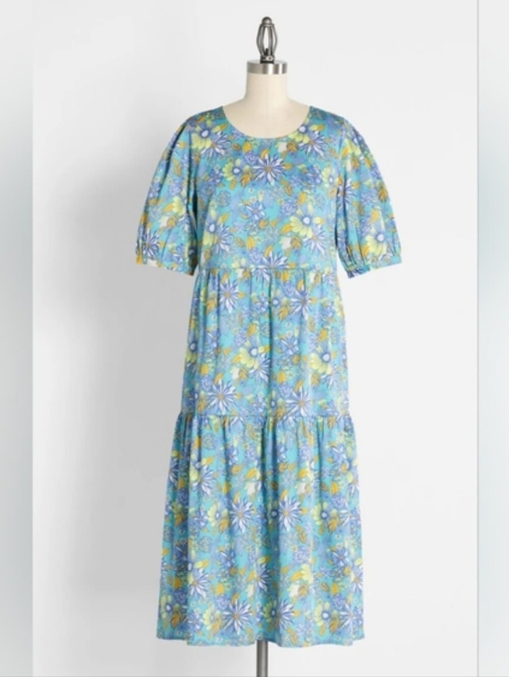 NWT Modcloth High Tea Cotton Floral Tea Party Drees